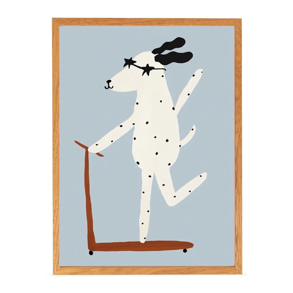 Playful Dog Art Print